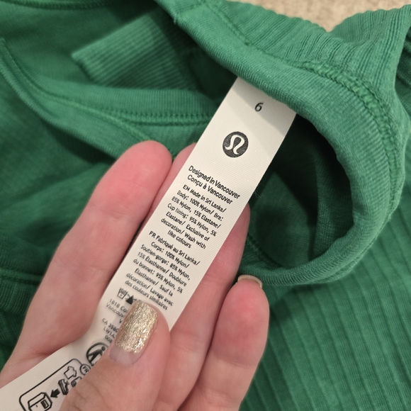 lululemon athletica Green and Navy Tank Tops - Picture 5 of 5